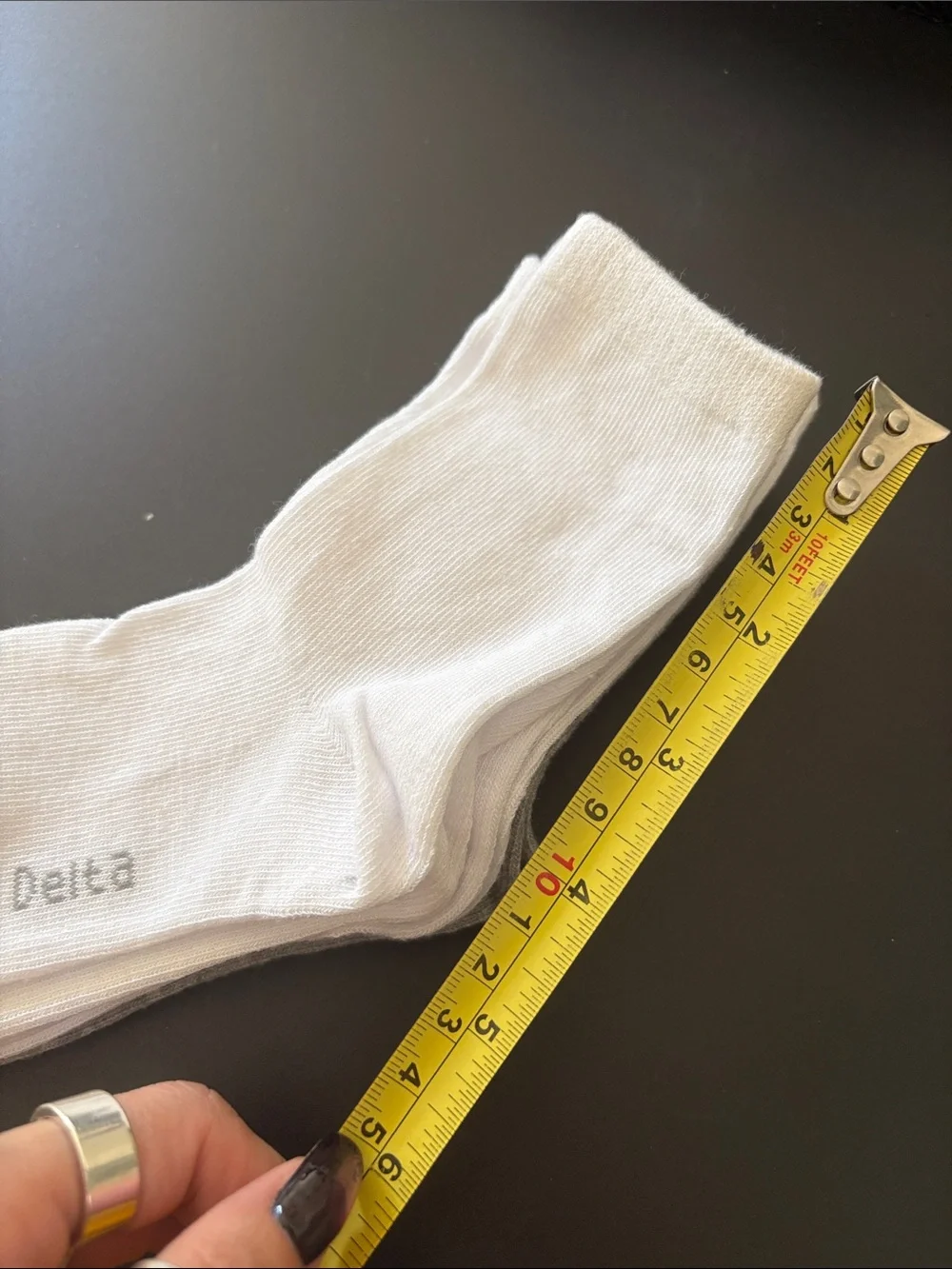 Delta 3-Pack ankle Socks in White and Gray new without tags